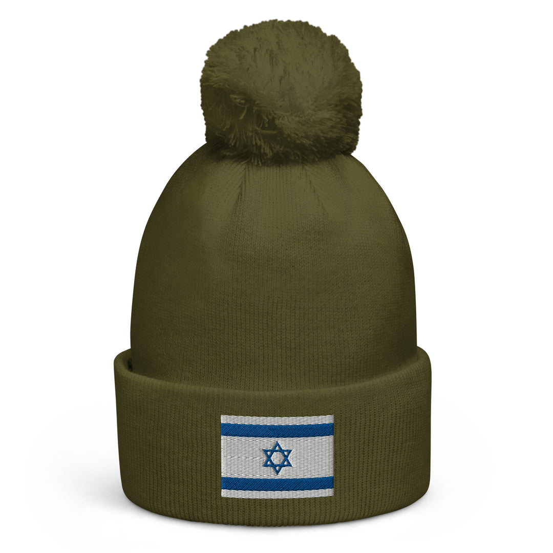 Pom Pom Beanie | Israel Flag
