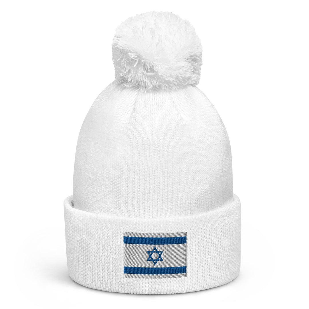 Pom Pom Beanie | Israel Flag