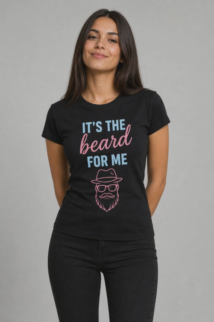 Woman wearing a black It&