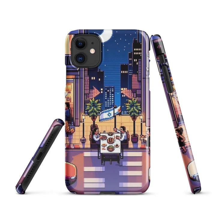 Snap Case for iPhone® | TLV Nightlife 16 Bit