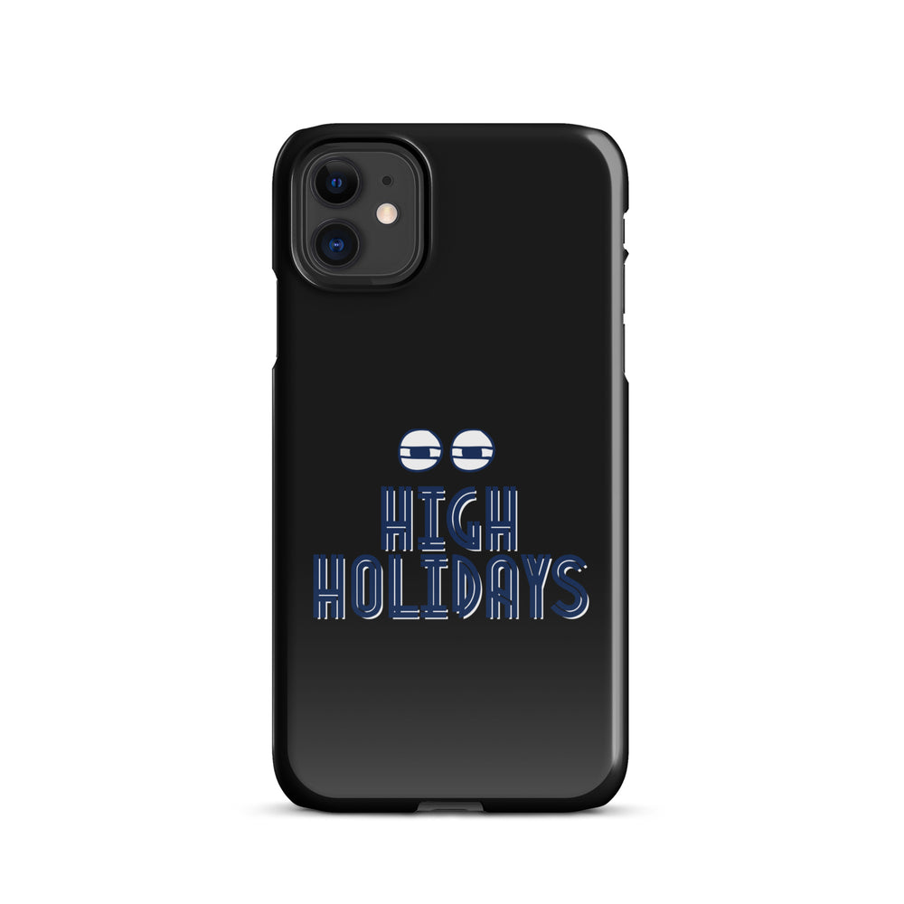 High Holidays Jewish pride snap phone case for iPhone 11, glossy finish - front view