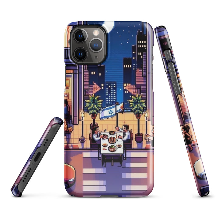Snap Case for iPhone® | TLV Nightlife 16 Bit