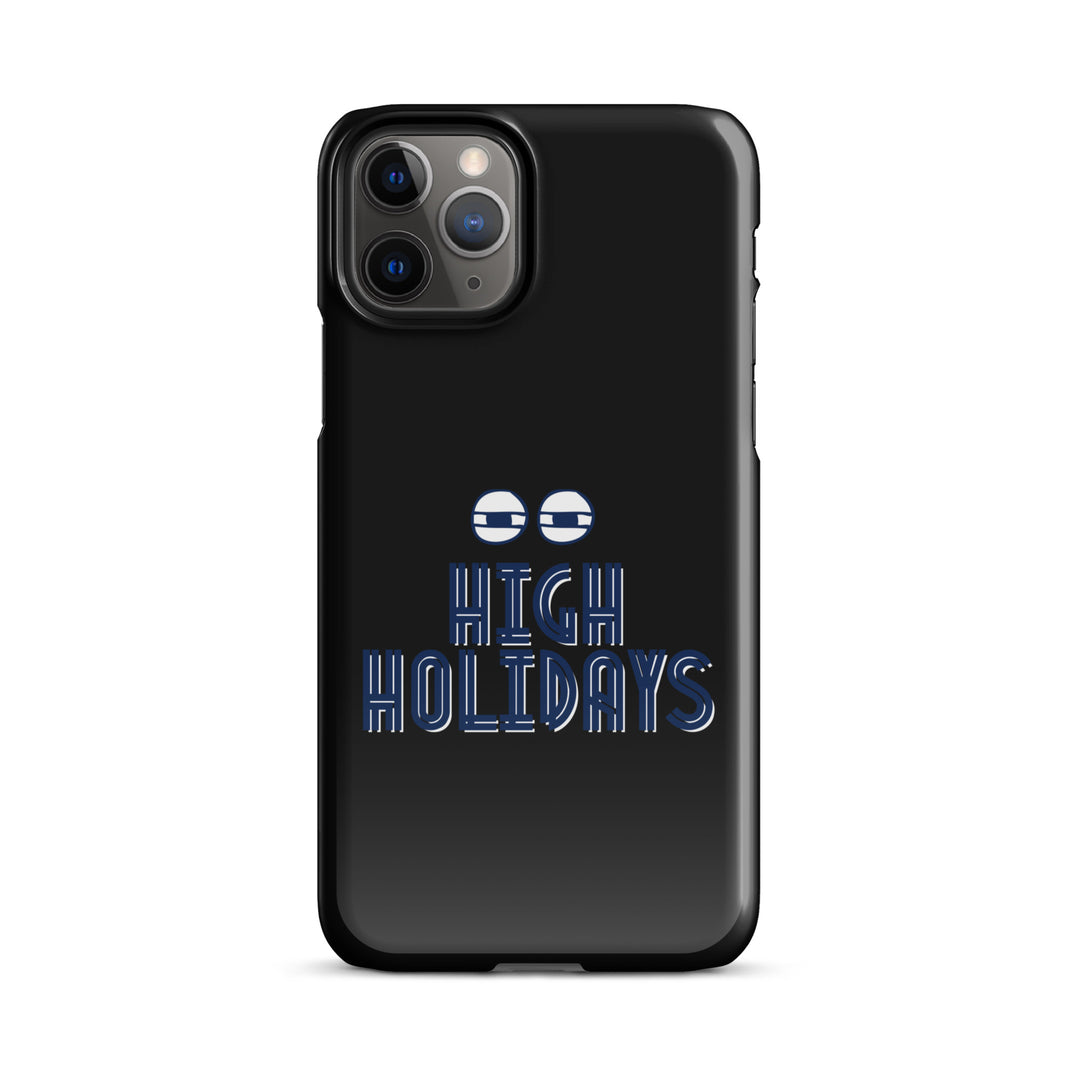 High Holidays Jewish pride snap phone case for iPhone 11 Pro, glossy finish - front view