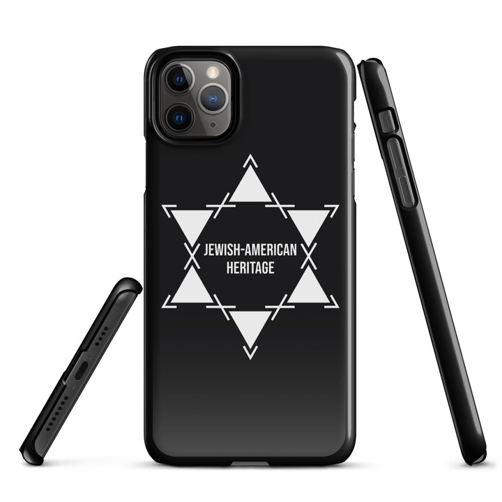 Jewish American Heritage Jewish pride snap case for iphone® in Glossy - front view