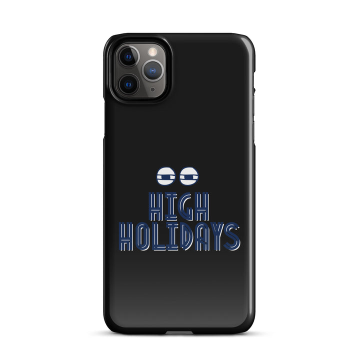 High Holidays Jewish pride snap phone case for iPhone 11 Pro Max, glossy finish - front view