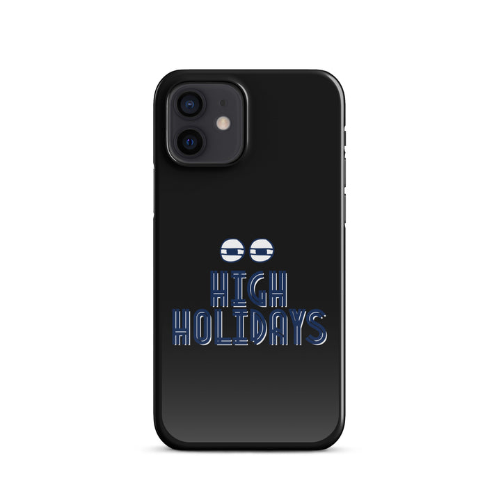 High Holidays Jewish pride snap phone case for iPhone 12, glossy finish - front view
