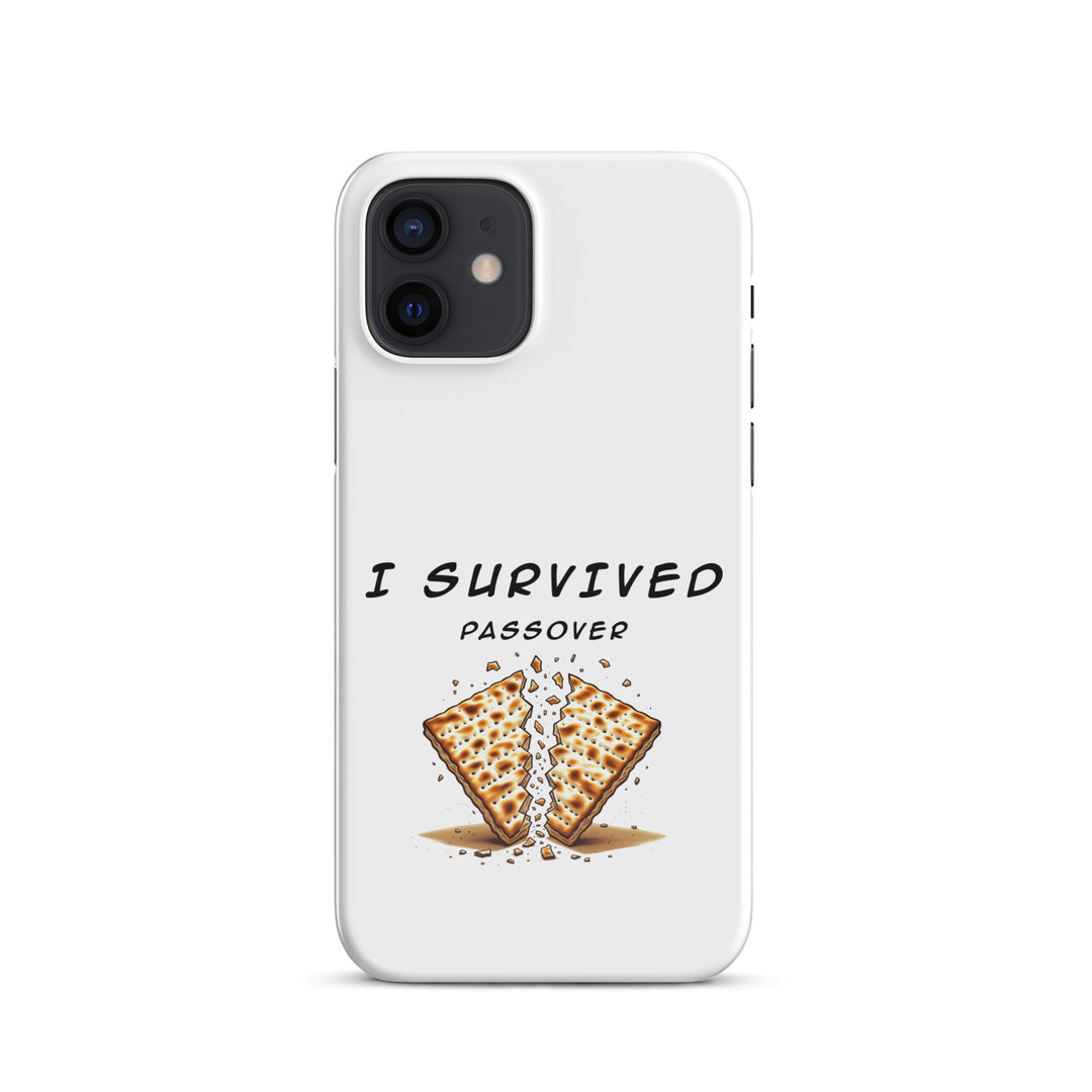 Passover Jewish pride snap phone case for iPhone 12, glossy finish - front view