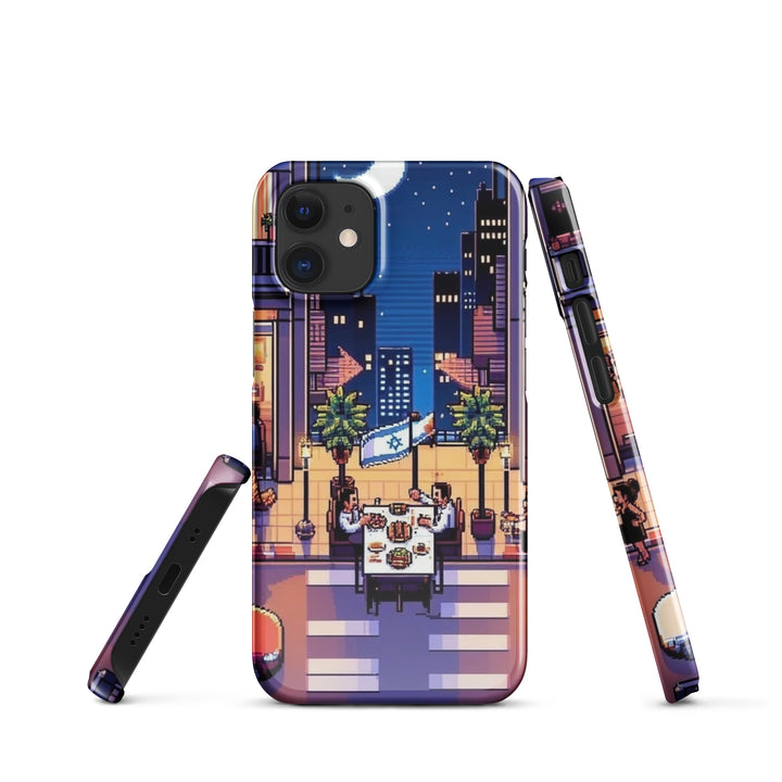 Snap Case for iPhone® | TLV Nightlife 16 Bit