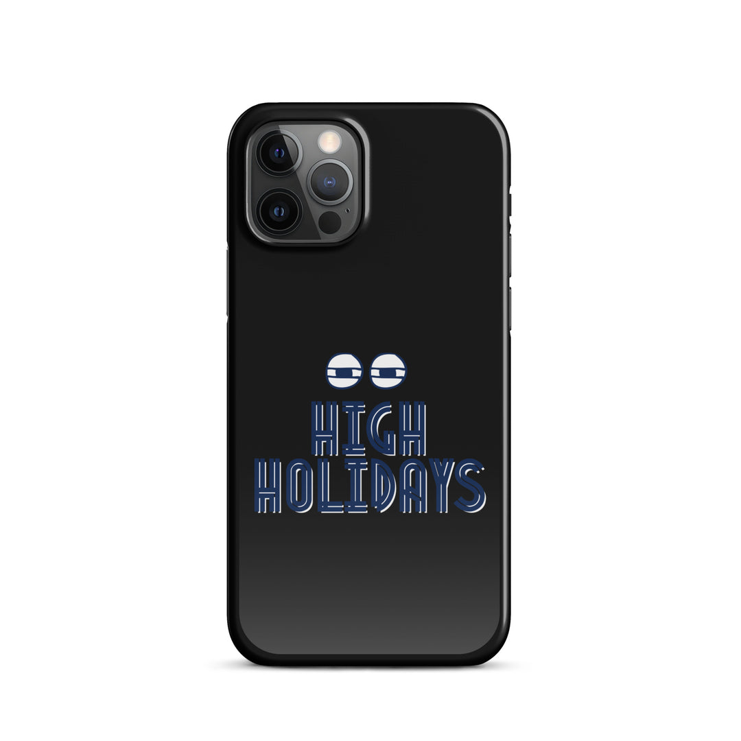 High Holidays Jewish pride snap phone case for iPhone 12 Pro, glossy finish - front view