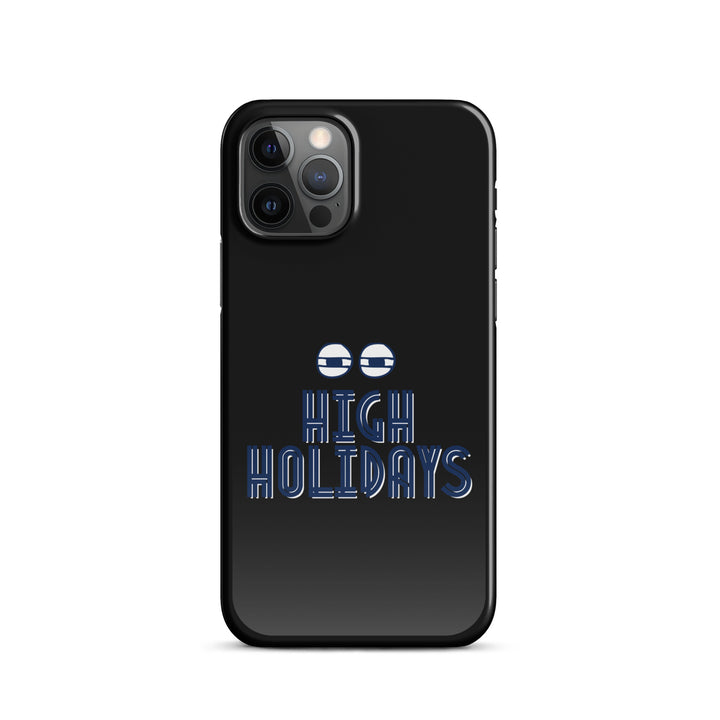 High Holidays Jewish pride snap phone case for iPhone 12 Pro, glossy finish - front view