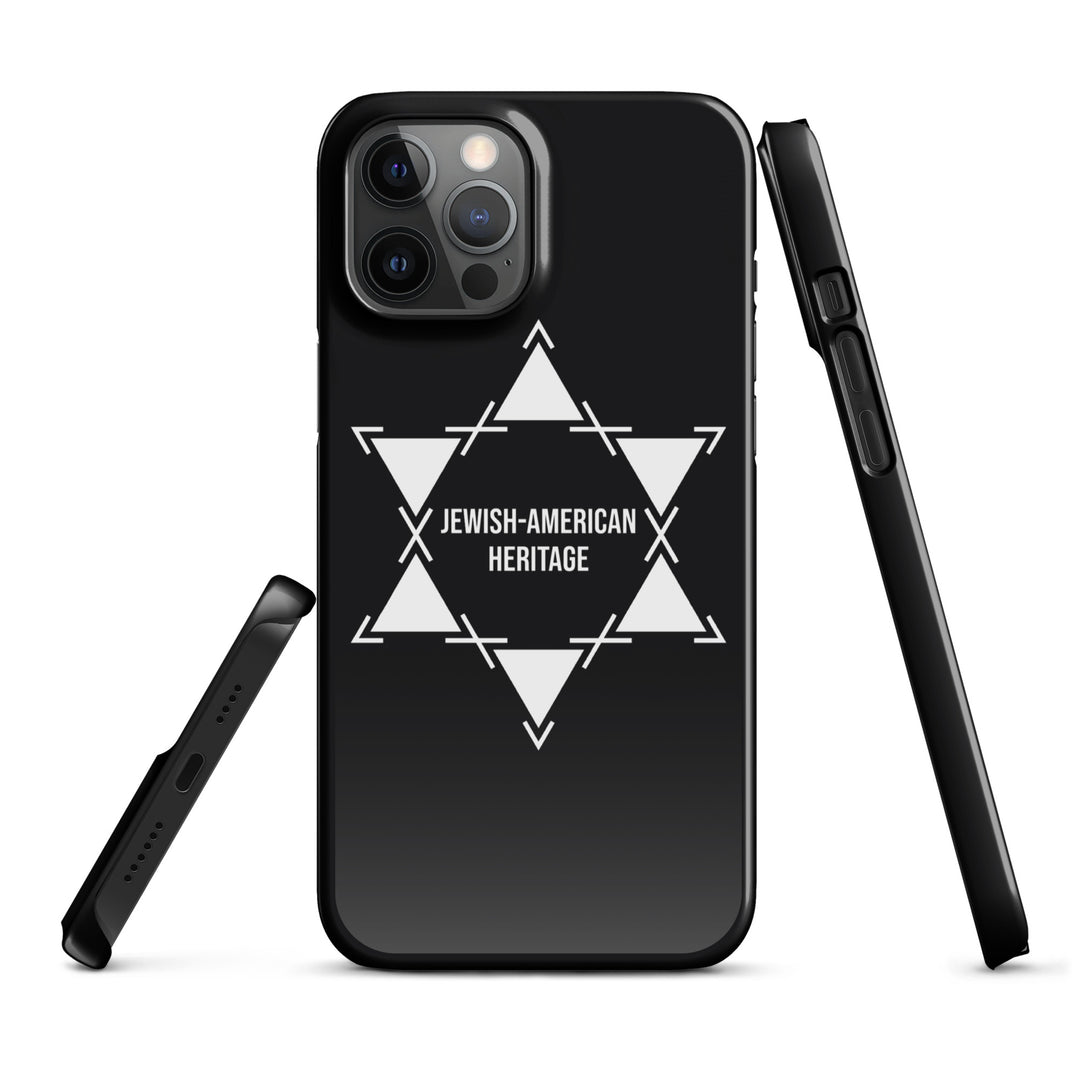 Jewish American Heritage Jewish pride snap case for iphone® in Glossy - front view