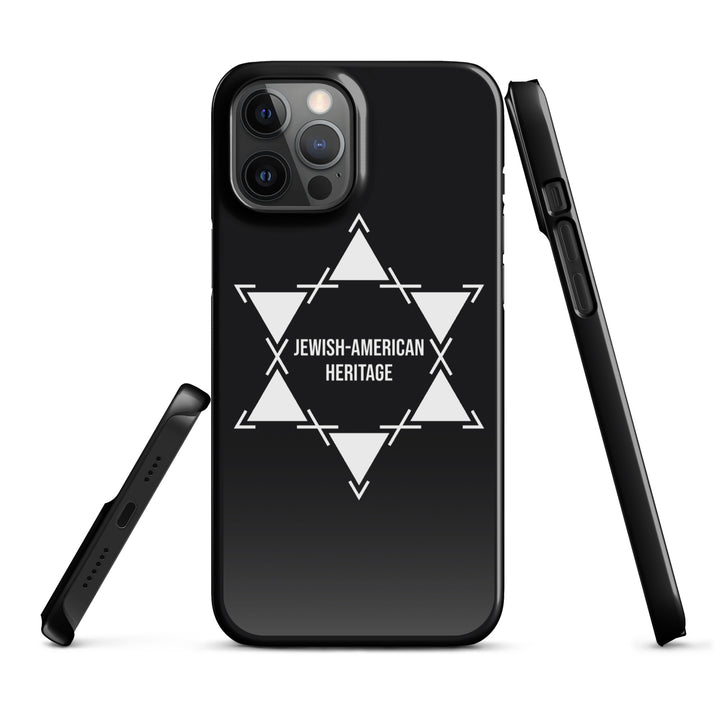 Jewish American Heritage Jewish pride snap case for iphone® in Glossy - front view