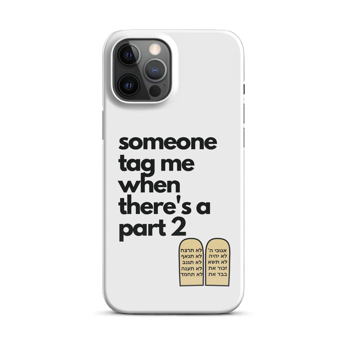 Someone Tag Me Jewish pride snap case for iphone® in Glossy - lifestyle shot