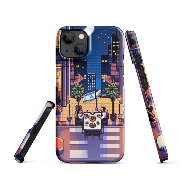 Snap Case for iPhone® | TLV Nightlife 16 Bit