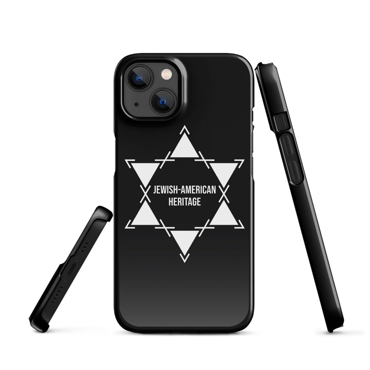 Jewish American Heritage Jewish pride snap case for iphone® in Glossy - flat lay