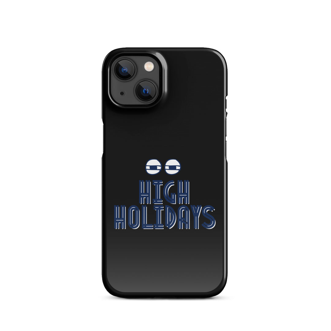 High Holidays Jewish pride snap phone case for iPhone 13, glossy finish - front view