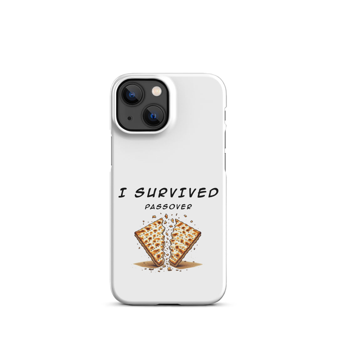 Passover Jewish pride snap phone case for iPhone 13 Mini, glossy finish - front view
