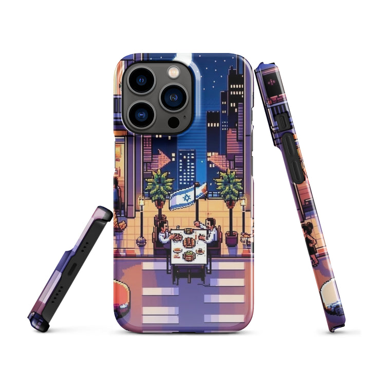 Snap Case for iPhone® | TLV Nightlife 16 Bit
