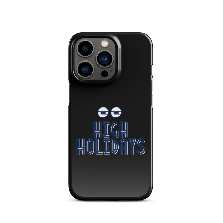 High Holidays Jewish pride snap phone case for iPhone 13 Pro, glossy finish - front view