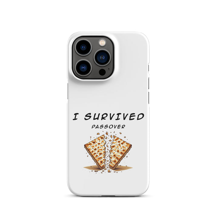 Passover Jewish pride snap phone case for iPhone 13 Pro, glossy finish - front view