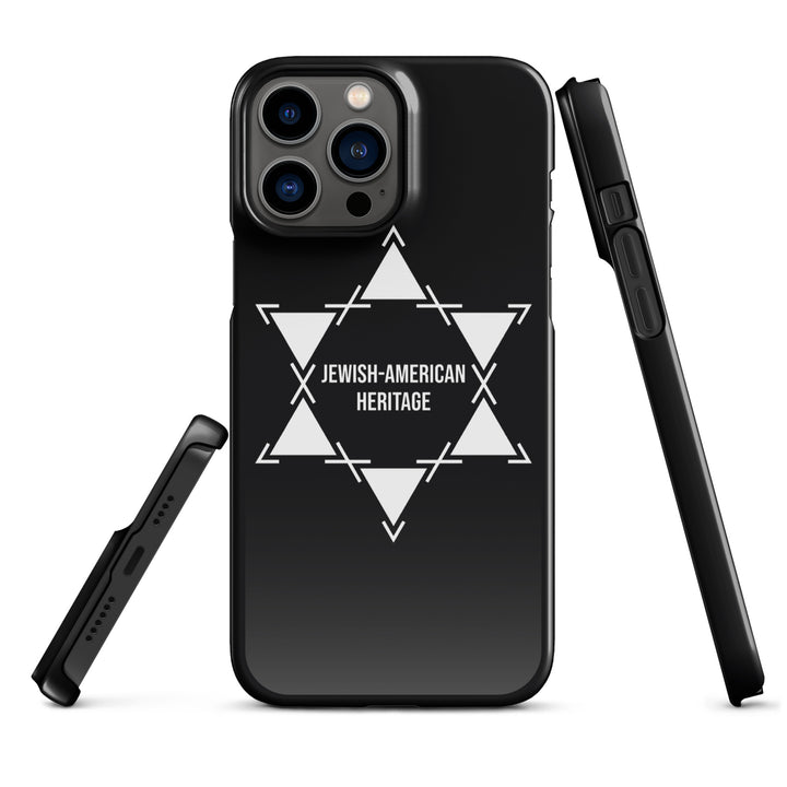Jewish American Heritage Jewish pride snap case for iphone® in Glossy - front view