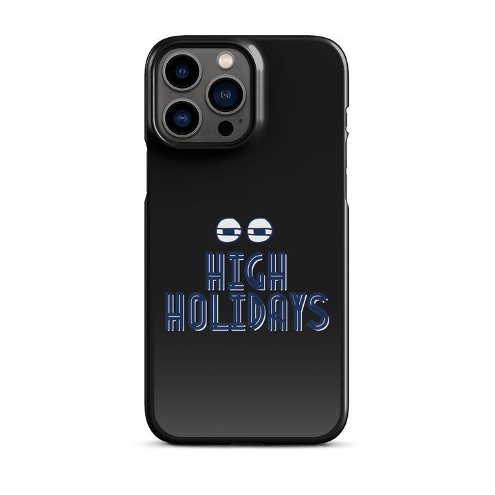 High Holidays Jewish pride snap phone case for iPhone 13 Pro Max, glossy finish - front view