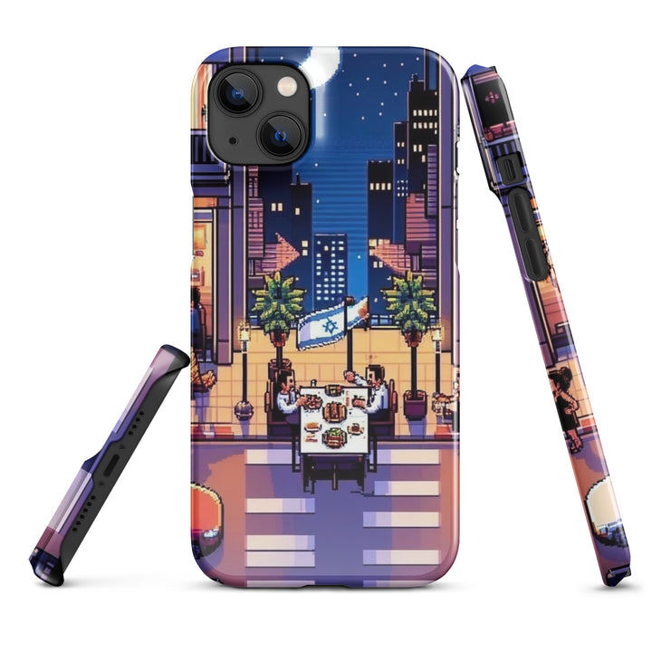 Snap Case for iPhone® | TLV Nightlife 16 Bit