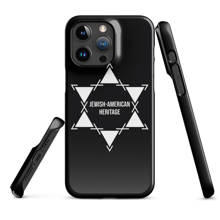 Jewish American Heritage Jewish pride snap case for iphone® in Glossy - close-up