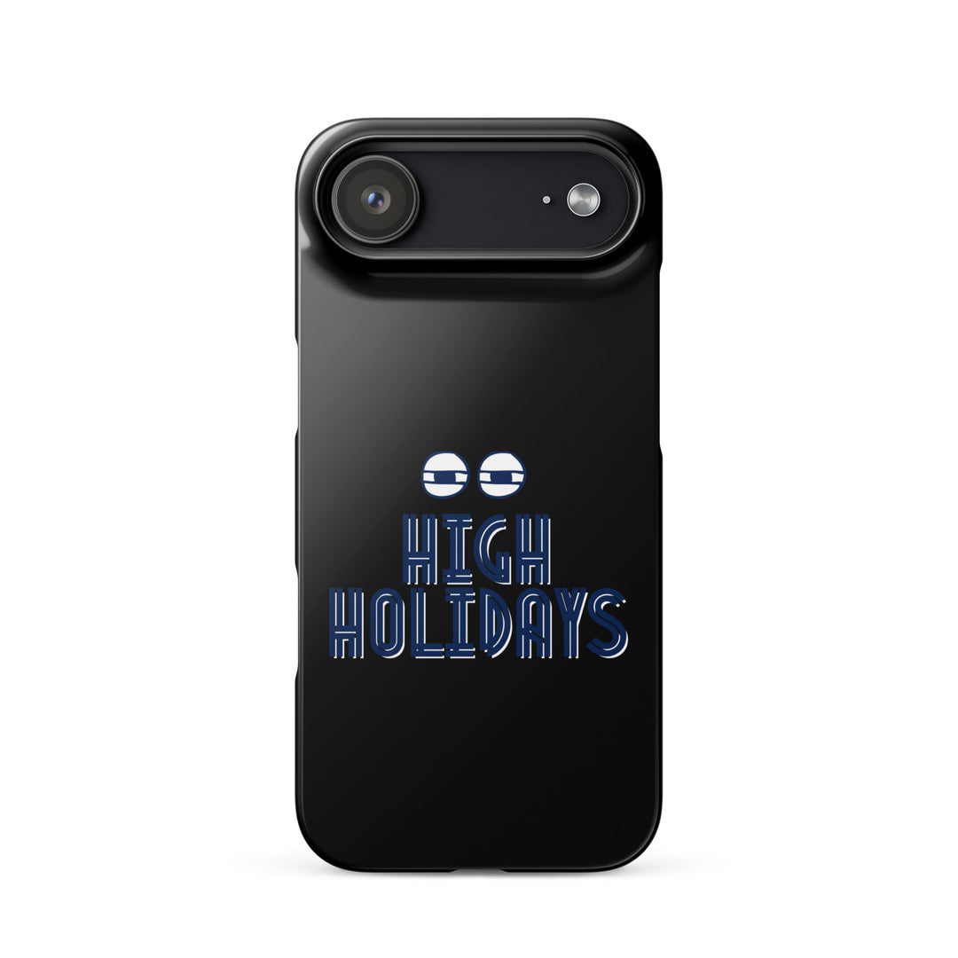 High Holidays Jewish pride snap phone case for iPhone 17 Air, glossy finish - front view
