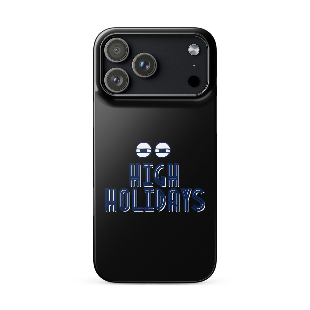 High Holidays Jewish pride snap phone case for iPhone 17 Pro Max, glossy finish - front view