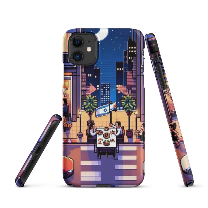 Snap Case for iPhone® | TLV Nightlife 16 Bit