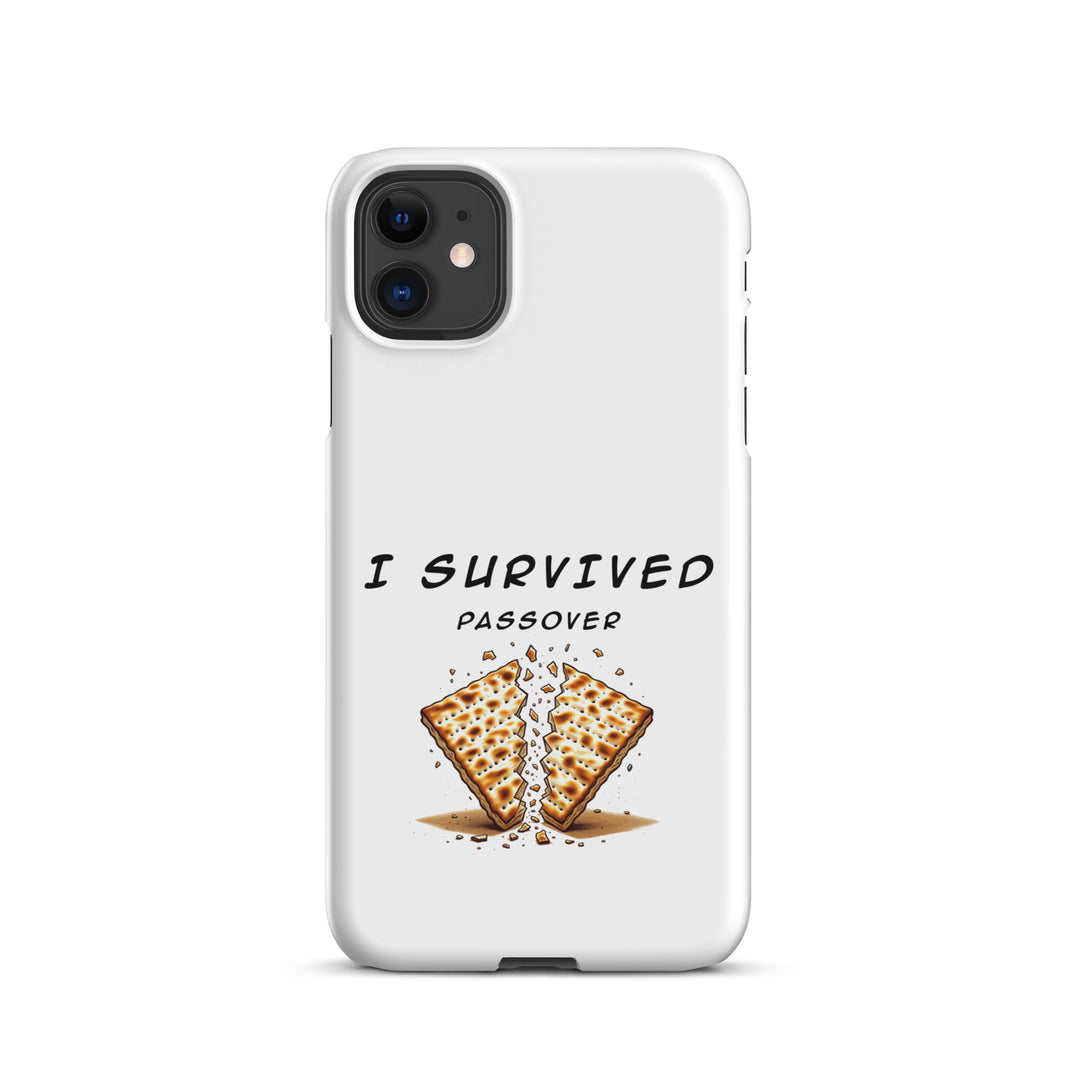 Passover Jewish pride snap phone case for iPhone 11, matte finish - front view