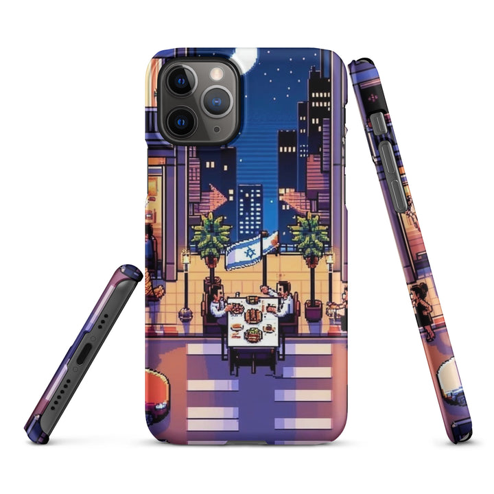 Snap Case for iPhone® | TLV Nightlife 16 Bit