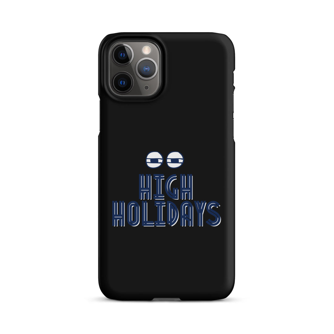 High Holidays Jewish pride snap phone case for iPhone 11 Pro, matte finish - front view
