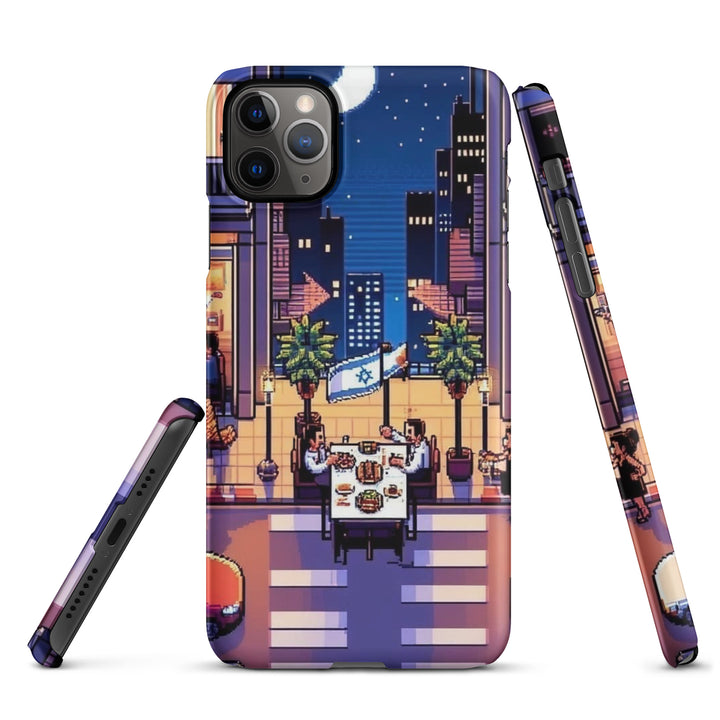 Snap Case for iPhone® | TLV Nightlife 16 Bit
