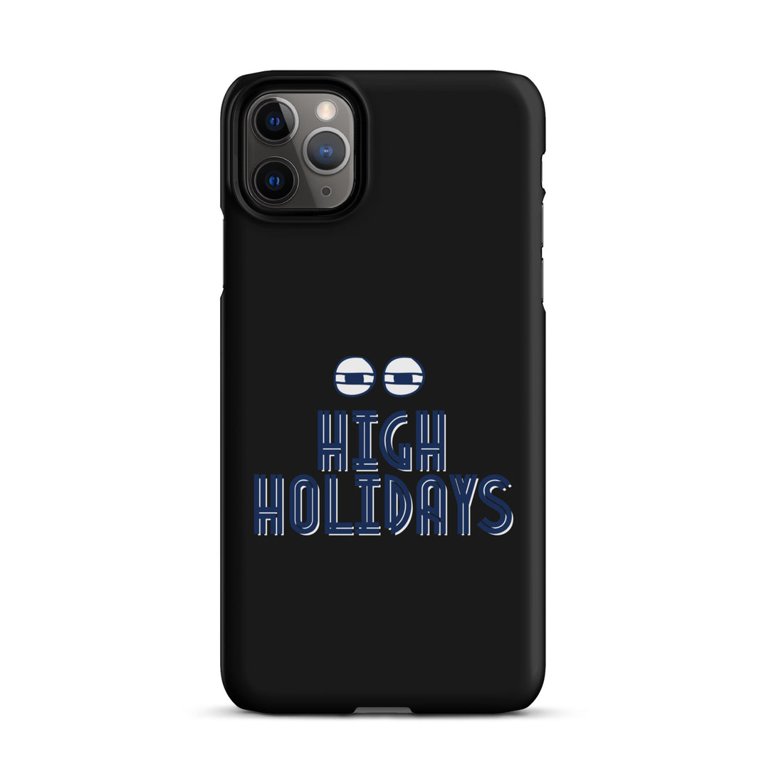 High Holidays Jewish pride snap phone case for iPhone 11 Pro Max, matte finish - front view
