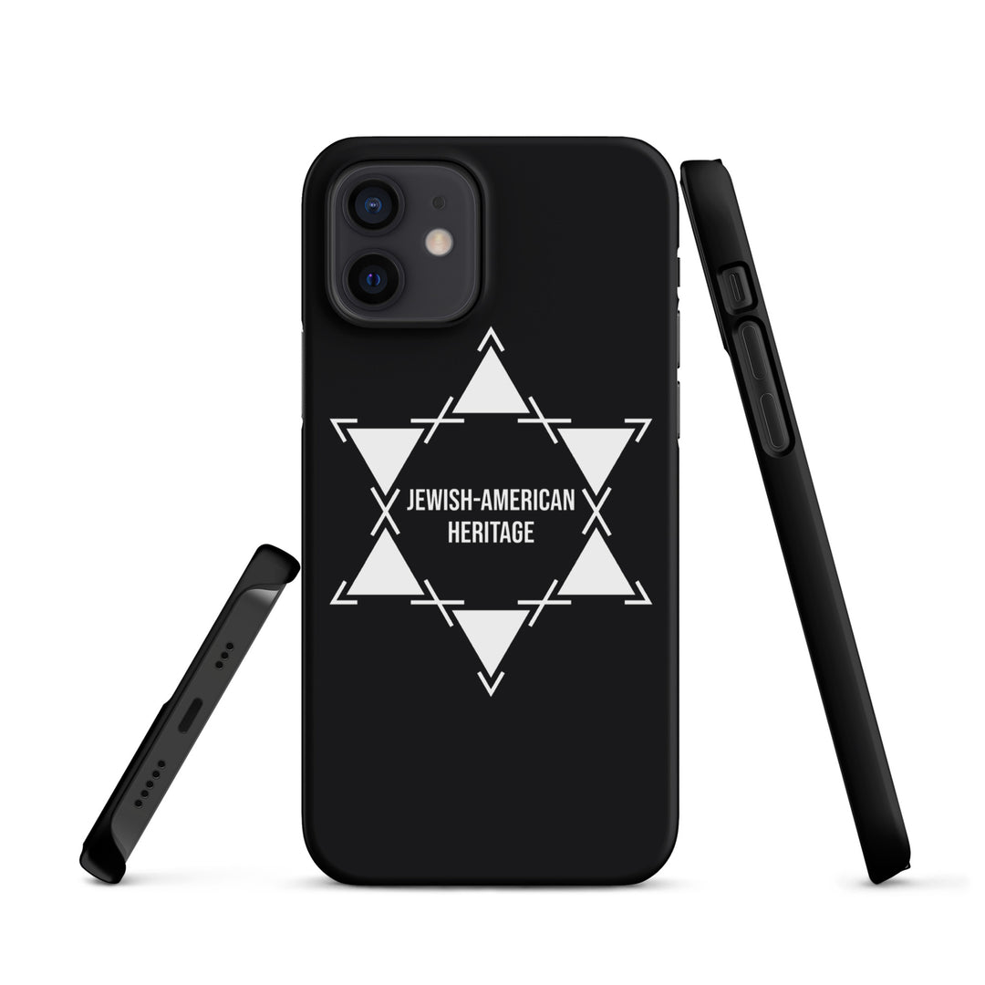 Jewish American Heritage Jewish pride snap case for iphone® in Matte - lifestyle shot