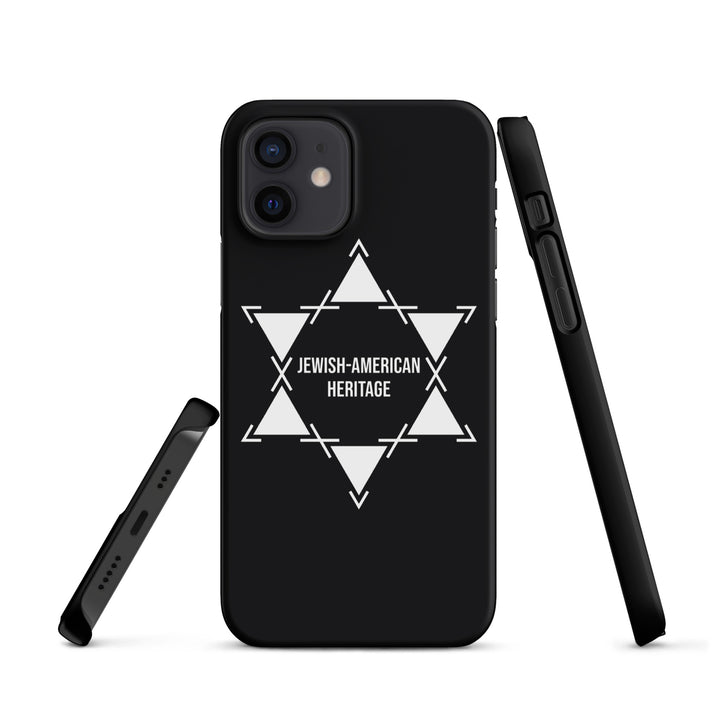 Jewish American Heritage Jewish pride snap case for iphone® in Matte - lifestyle shot