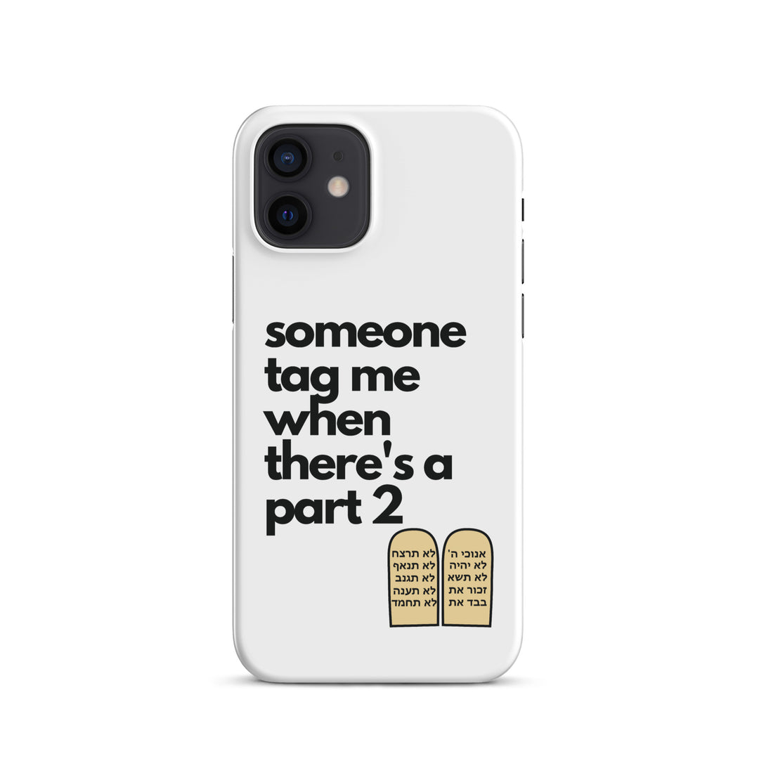 Someone Tag Me Jewish pride snap case for iphone® in Matte - detail view