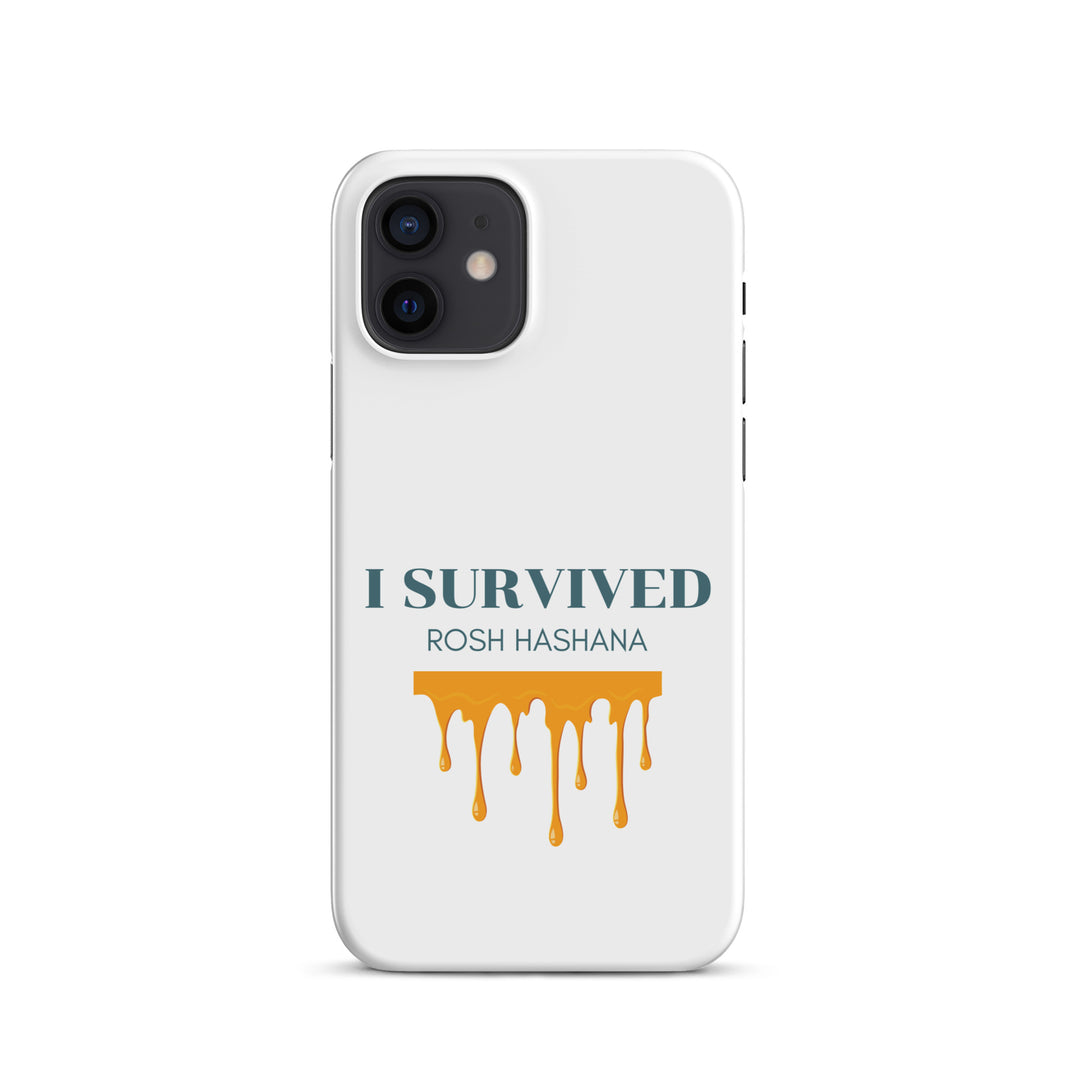 I Survived Rosh HaShana Jewish pride snap case for iphone® in Matte - detail view