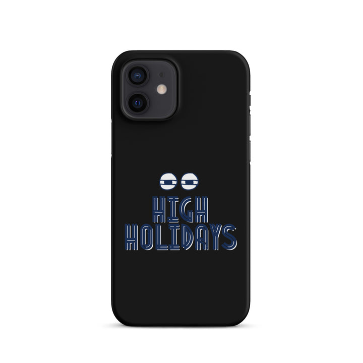 High Holidays Jewish pride snap phone case for iPhone 12, matte finish - front view
