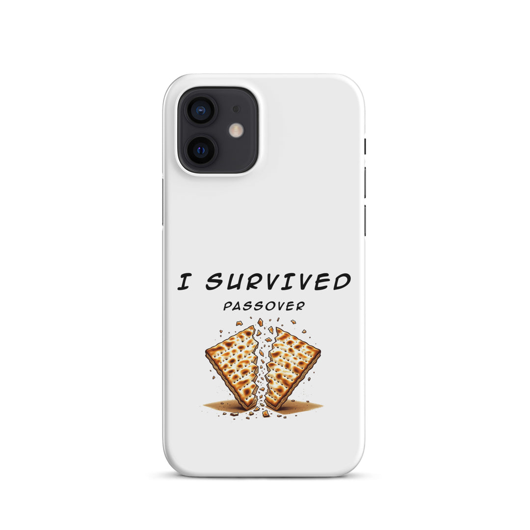 Passover Jewish pride snap phone case for iPhone 12, matte finish - front view