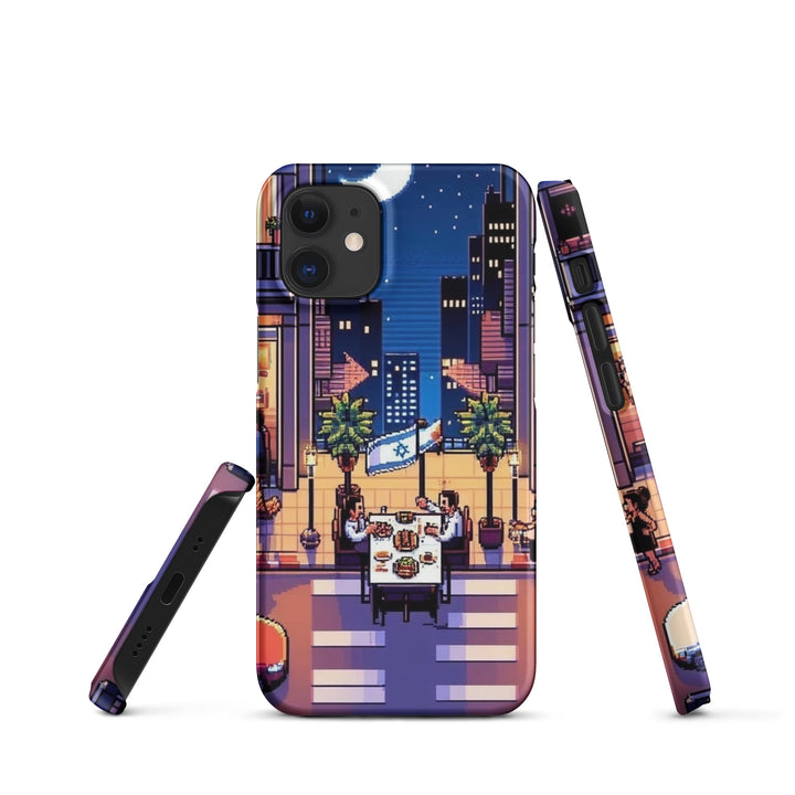 Snap Case for iPhone® | TLV Nightlife 16 Bit