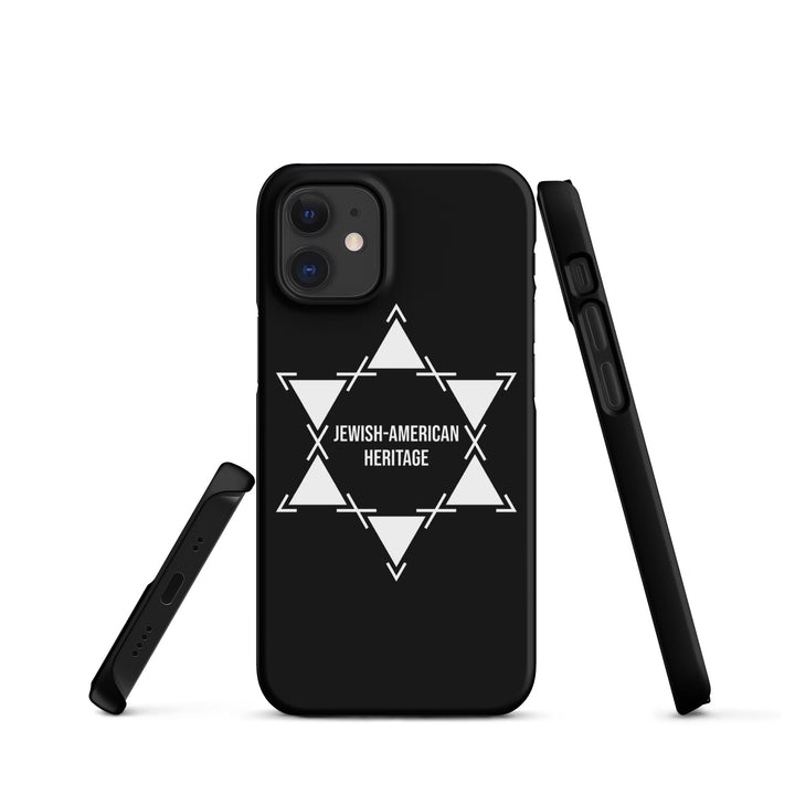 Jewish American Heritage Jewish pride snap case for iphone® in Matte - close-up