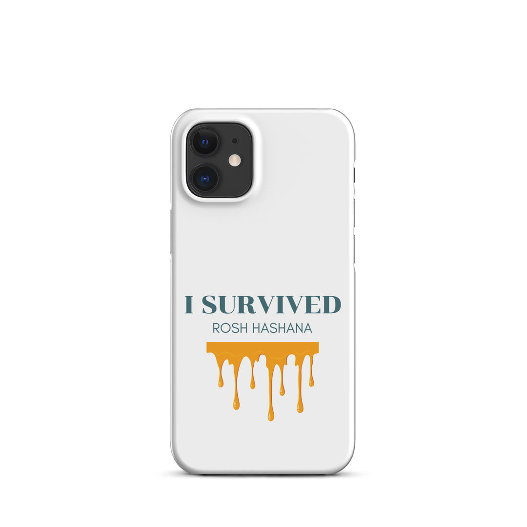 I Survived Rosh HaShana Jewish pride snap case for iphone® in Matte - front view