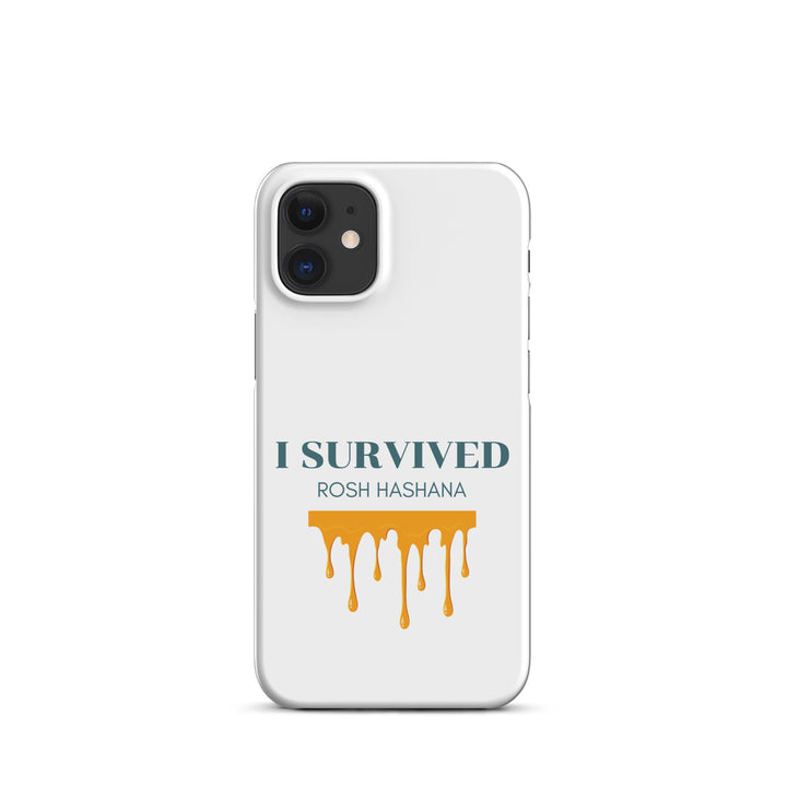 I Survived Rosh HaShana Jewish pride snap case for iphone® in Matte - front view