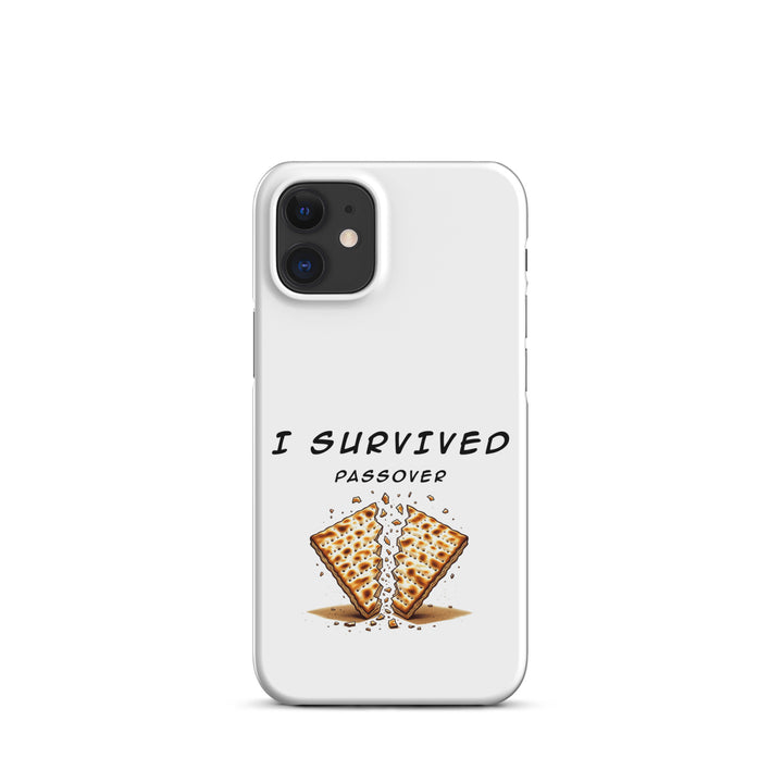 Passover Jewish pride snap phone case for iPhone 12 Mini, matte finish - front view