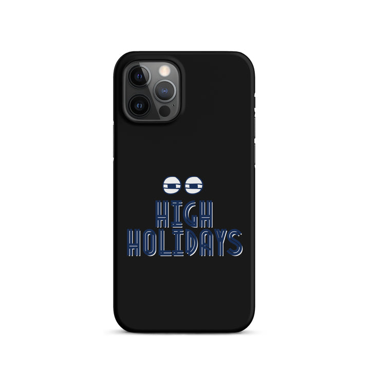 High Holidays Jewish pride snap phone case for iPhone 12 Pro, matte finish - front view