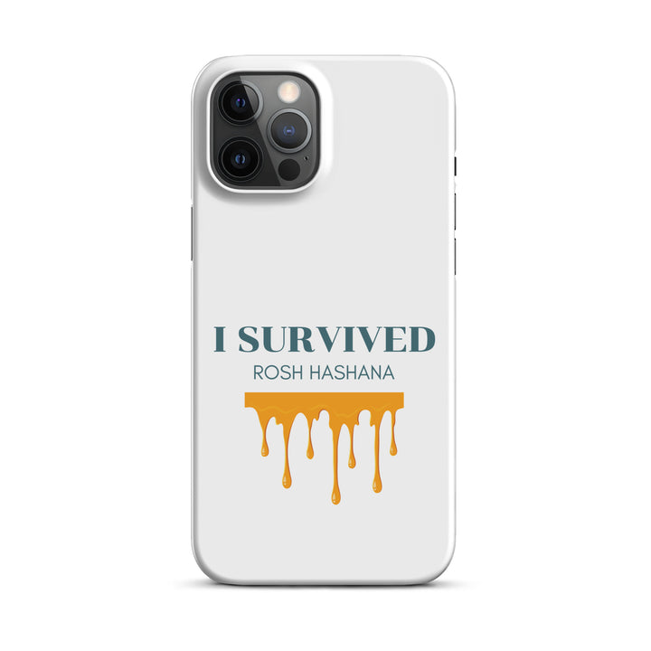 I Survived Rosh HaShana Jewish pride snap case for iphone® in Matte - side view