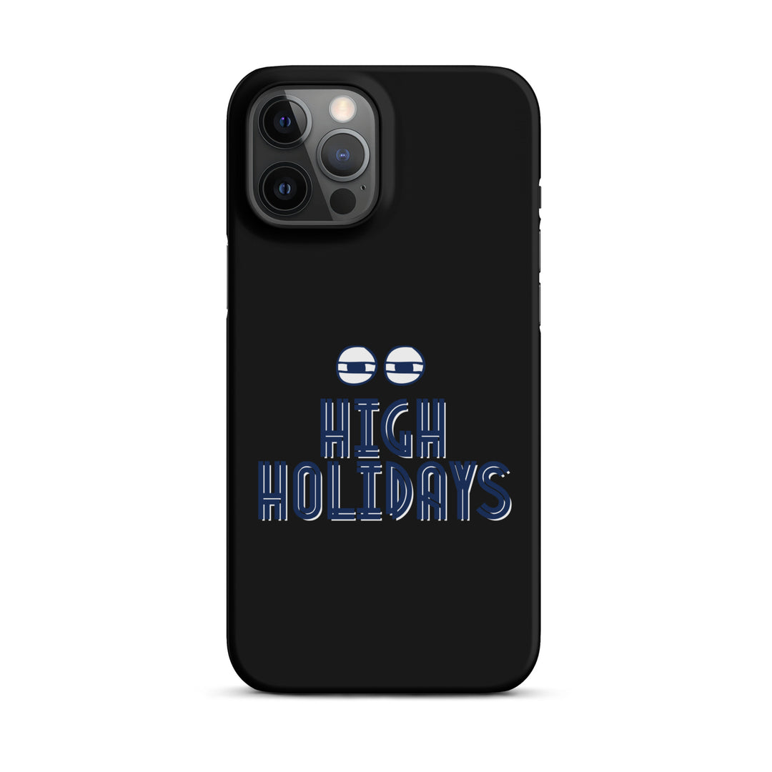High Holidays Jewish pride snap phone case for iPhone 12 Pro Max, matte finish - front view